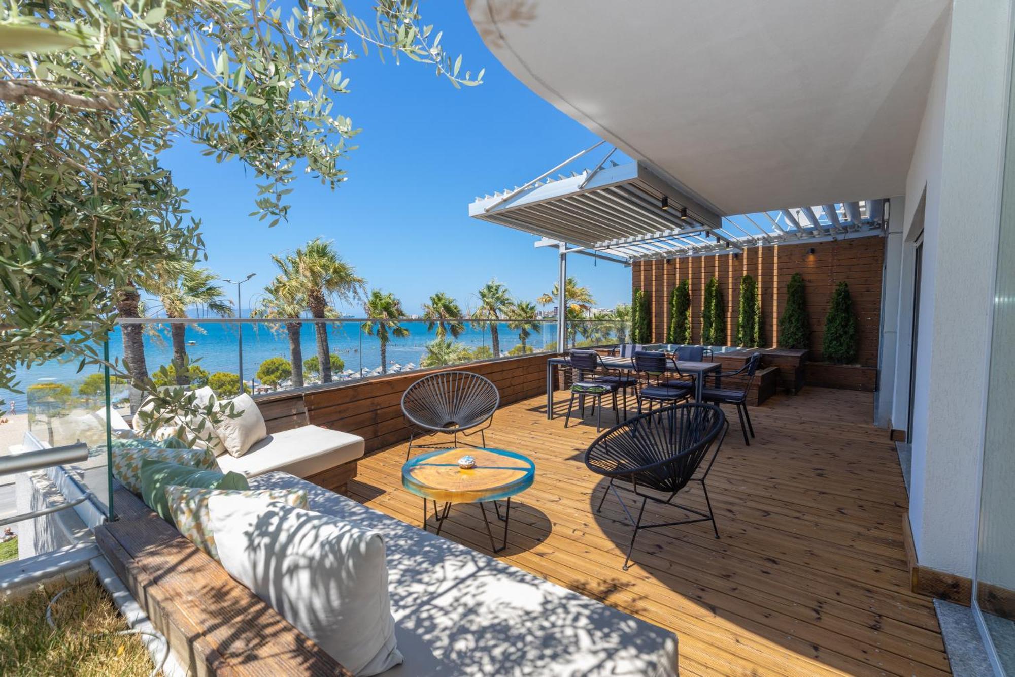 Belleview Apartment Vlorë Buitenkant foto